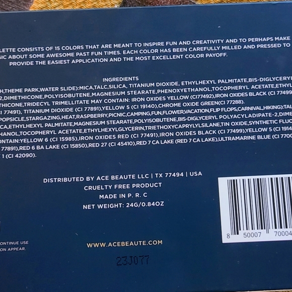 ๐ร 1 - ACE BEAUTE` MAKEUP Nostalgia palette #1๐ - Picture 2 of 5